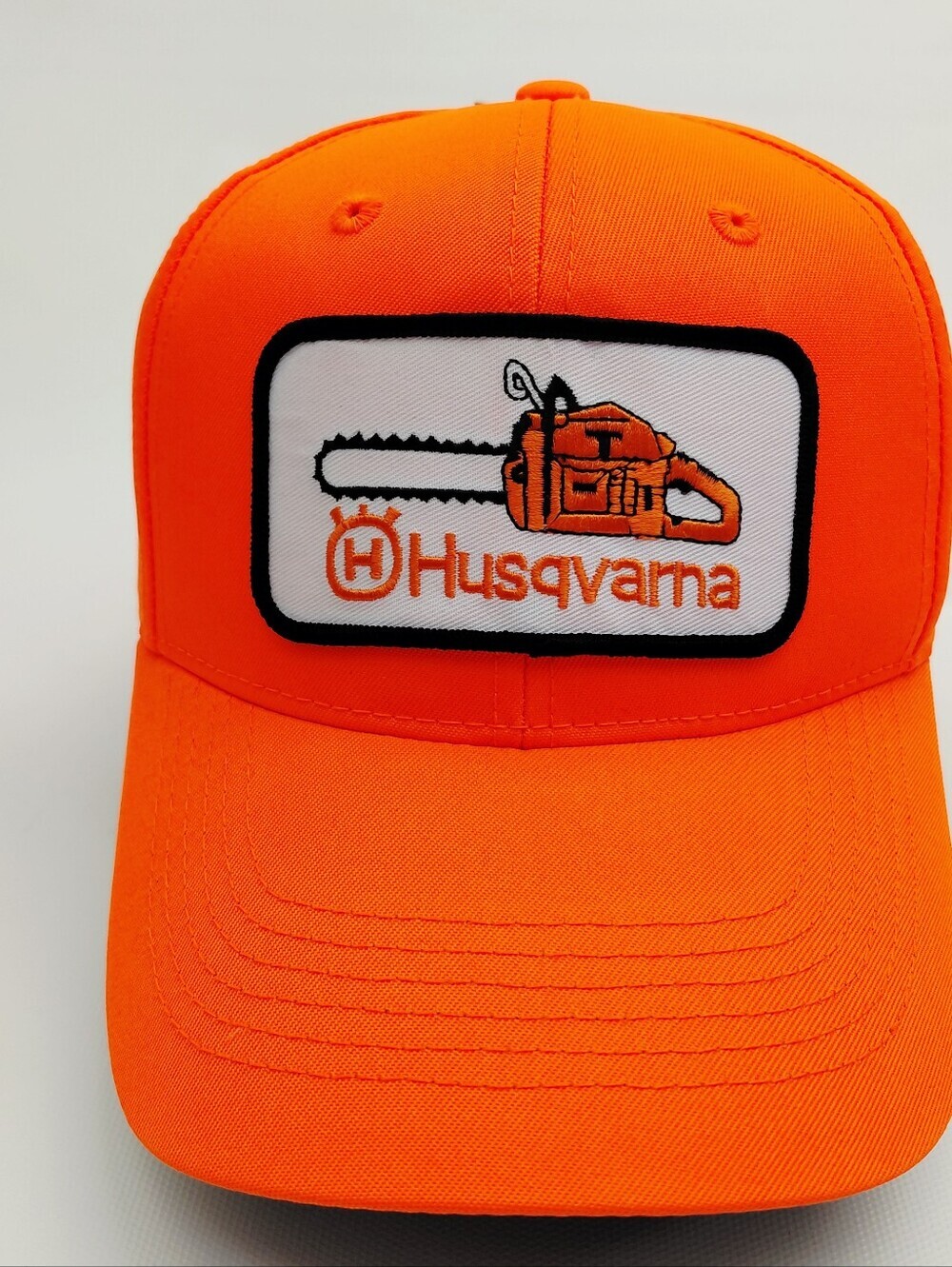 Men's Orange Logo Patch Cap